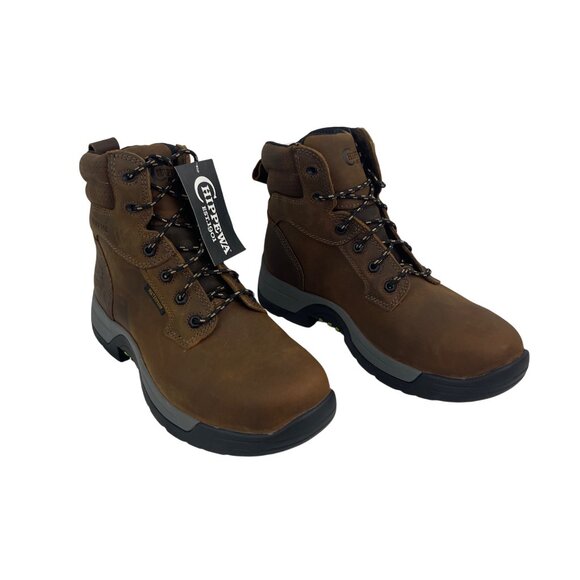 Chippewa 31001 Wide Width Safety Toe Mens Work Boots 10 EE - Picture 4 of 7